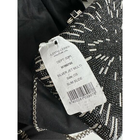 JUDITH LEIBER Slim Slide Hyperdrive Clutch Bag - Picture 16 of 16